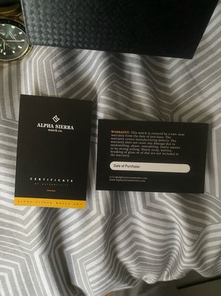 Reloj ALPHA SIERRA Dorado Hombre