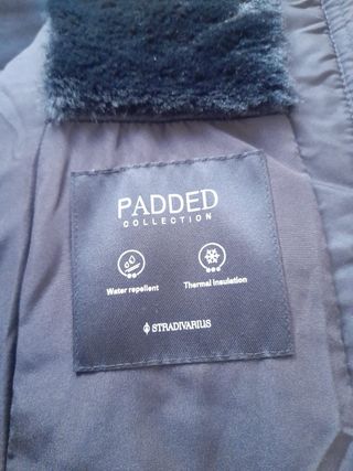 Chaqueta acolchada térmica negra