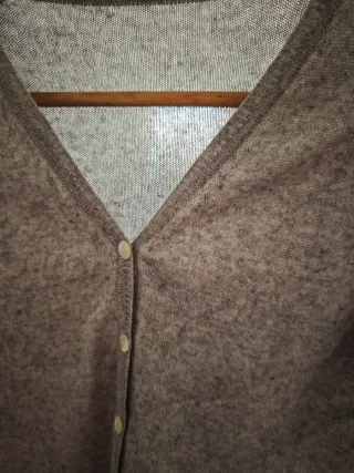 Jersey gris de punto fino