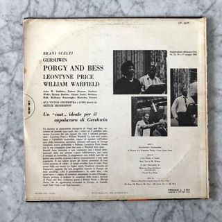LP Porgy and Bess Gershwin RCA Victor