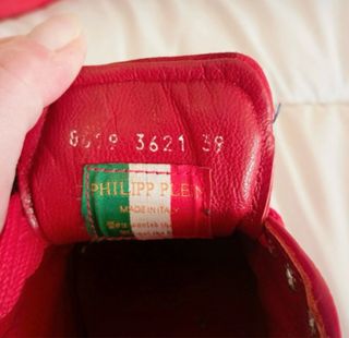 Zapatillas Philipp Plein Rojas