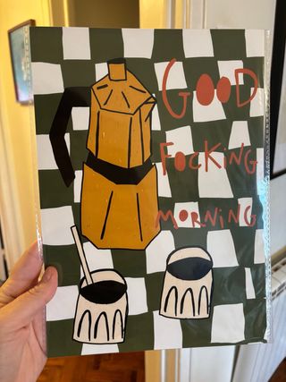 Ilustração decorativa Good Morning