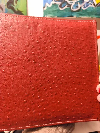 Álbum de fotos burdeos