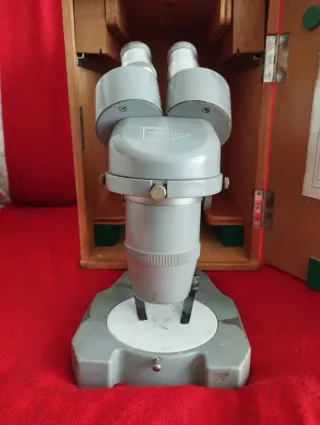 Antiguo Microscopio Japonés