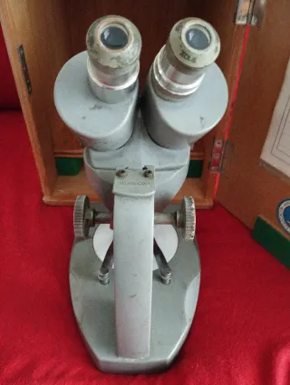 Antiguo Microscopio Japonés