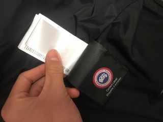 Chaqueta canada goose negra