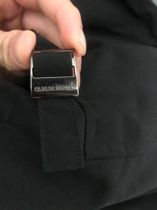 Chaqueta canada goose negra
