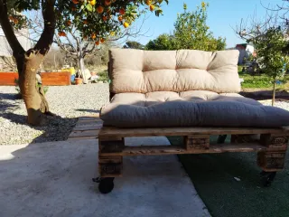 Sofá Chillout Palets Beige