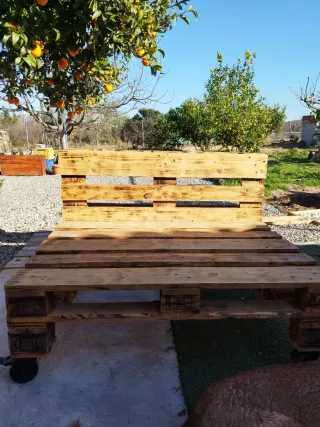 Sofá Chillout Palets Beige