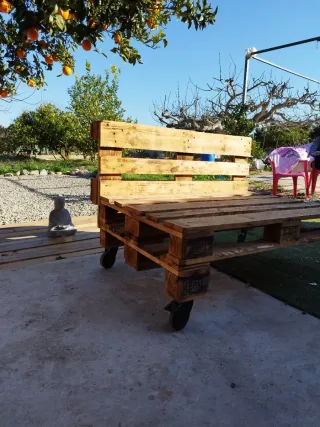 Sofá Chillout Palets Beige