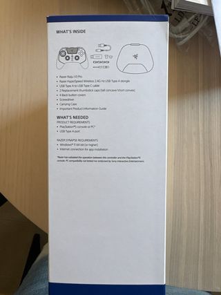 Mando Razer Raiju V3 Pro Blanco PS5/PC