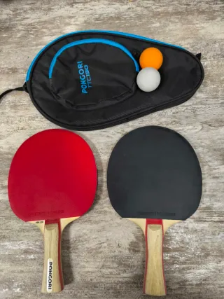 Palas de Ping Pong y Funda