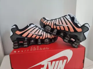 Nike Shox TL T38 Negro Naranja