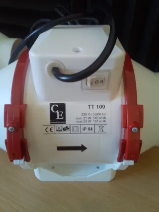Extractor de aire TT 100mm