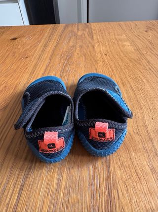 Zapatillas Decathlon Niños Azul/Negro 14 cm largo