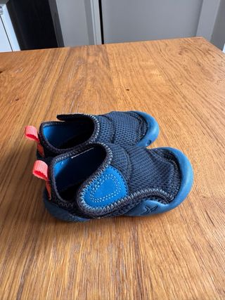 Zapatillas Decathlon Niños Azul/Negro 14 cm largo