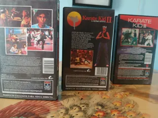 Trilogía Karate Kid VHS (I, II, III)