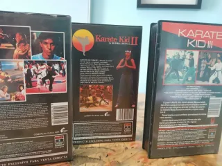Trilogía Karate Kid VHS (I, II, III)