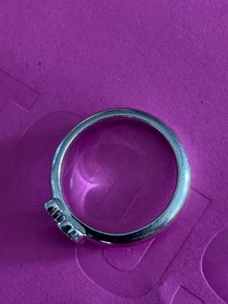 Anillo Tous Plata y Espinelas Negras