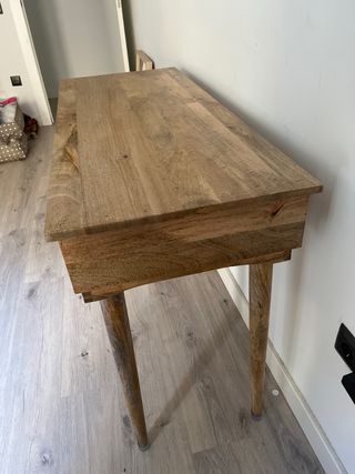 Mesa/escritorio madera maciza mango