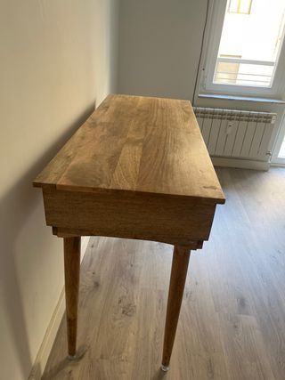 Mesa/escritorio madera maciza mango