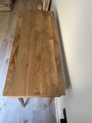 Mesa/escritorio madera maciza mango