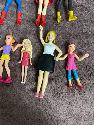 Set 11 Personaggi Supereroine e Bambine