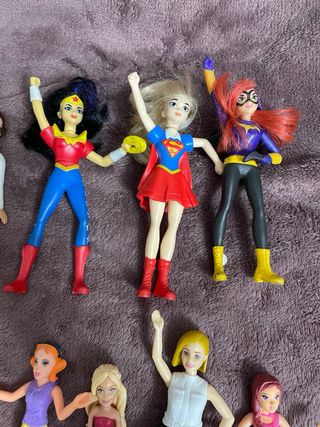 Set 11 Personaggi Supereroine e Bambine