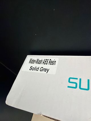 Resina SUNLU Water-Wash ABS Gris 2kg