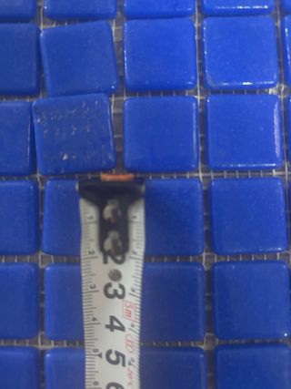 2 Planchas Gresite Azul Cobalto 33x33 cm