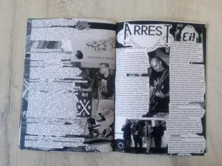 Lote 3 fanzines música punk/hsrdcore