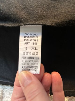 Minifalda efecto piel negra