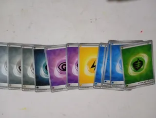Lote de Cartas de Energía Pokémon 12 cartas