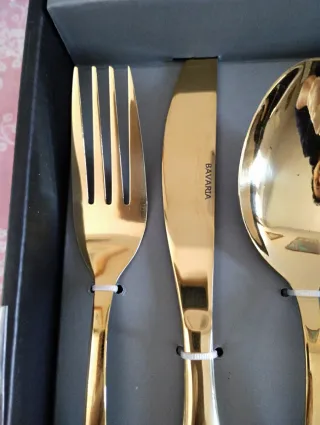 Posate Bavaria Acciaio Inox Oro