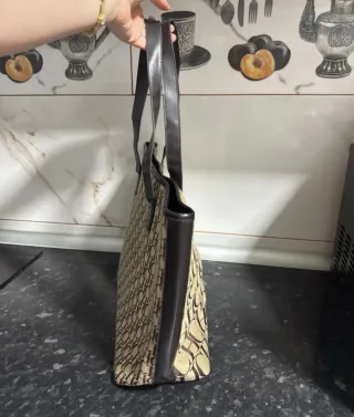 Bolso Tote Carolina Herrera Beige Marrón
