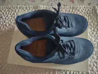 Scarpe sportive camoscio blu notte Mollitor