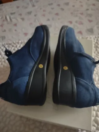 Scarpe sportive camoscio blu notte Mollitor