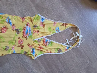 Vestido Hawaiano Amarillo s