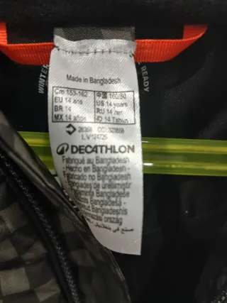 Chaqueta acolchada esquí Talla 14