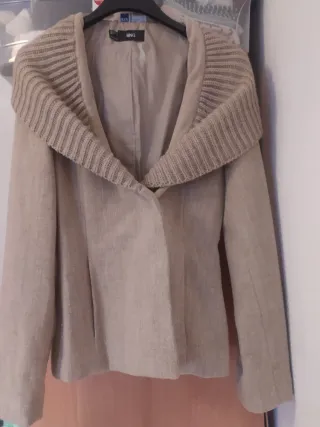 Chaqueta Mango Beige