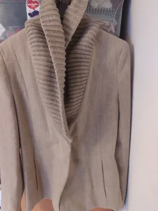 Chaqueta Mango Beige