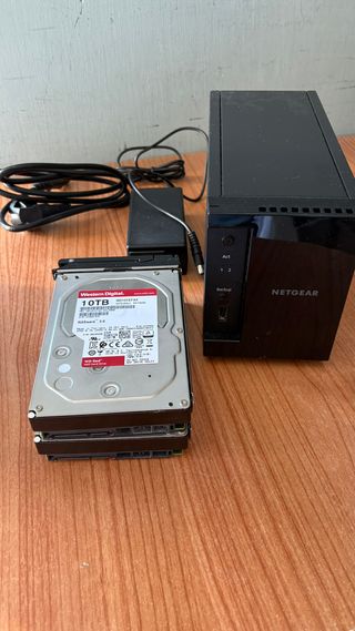 NAS Netgear RN102 + 2 Dischi WD 10TB