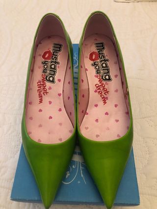 Zapatos Mustang Verdes