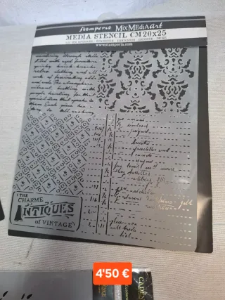 Plantillas Stencil Cadence y Stamperia nuevos