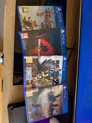 PS4 Slim 1TB + 2 Mandos + Cargador y juegos opcion
