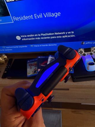 PS4 Slim 1TB + 2 Mandos + Cargador y juegos opcion