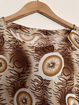 Camiseta manga larga estampada