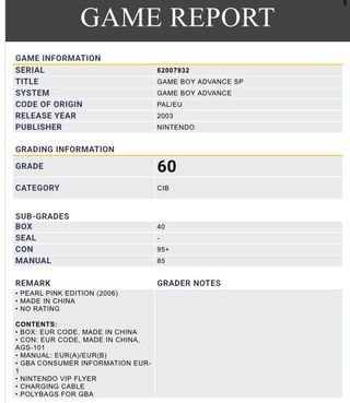 Game Boy Advance SP Rosa Edición Pearl