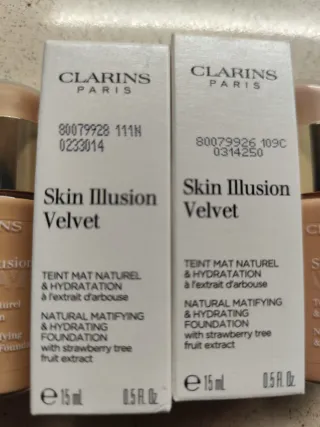 Clarins Skin Illusion Velvet Lote 2 Unidades