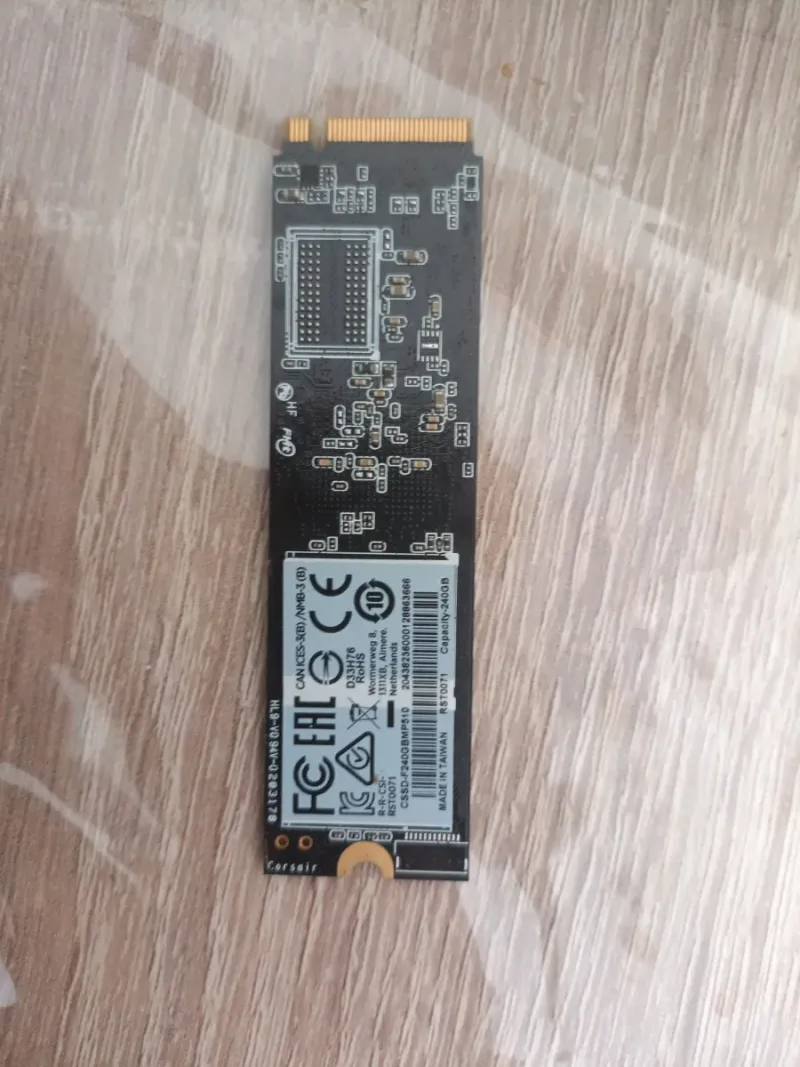 Corsair MP510 M.2 NVMe SSD 240GB afbeelding 2